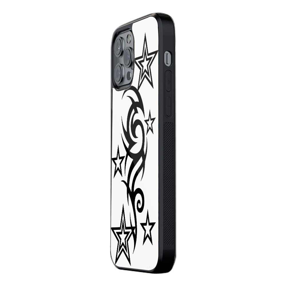 White Tribal Starburn | Glass Case