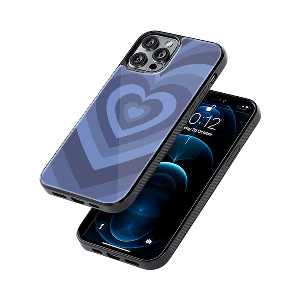 Blue Hearts | Glass Case