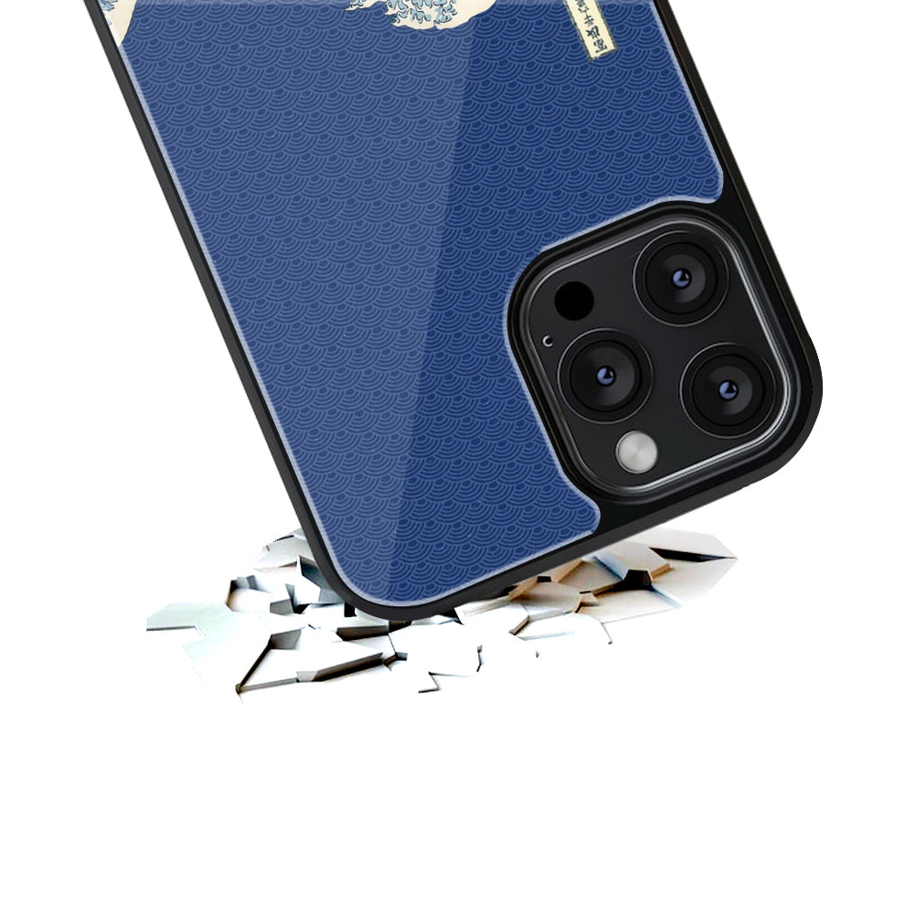 Blue Waves | Glass Case