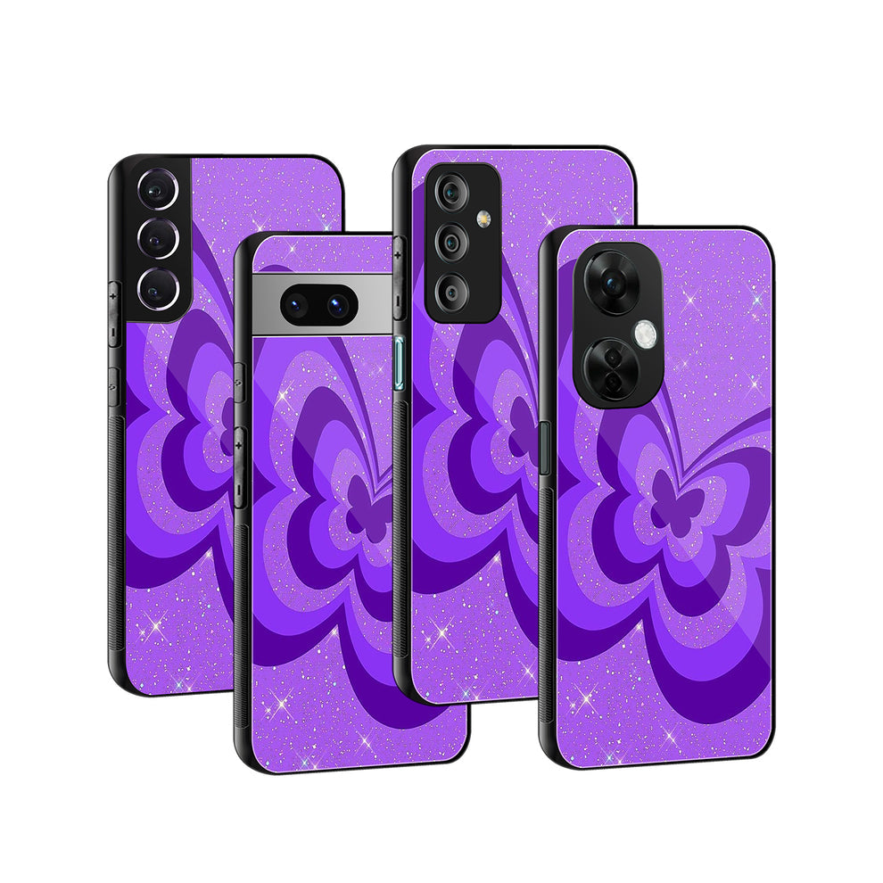 Violet Wings | Glass Case