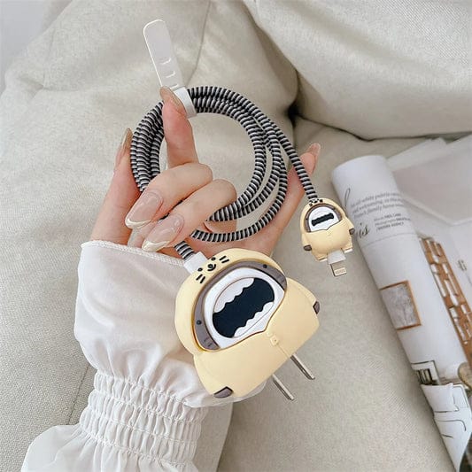 Yawny Bear Iphone Charger Cover