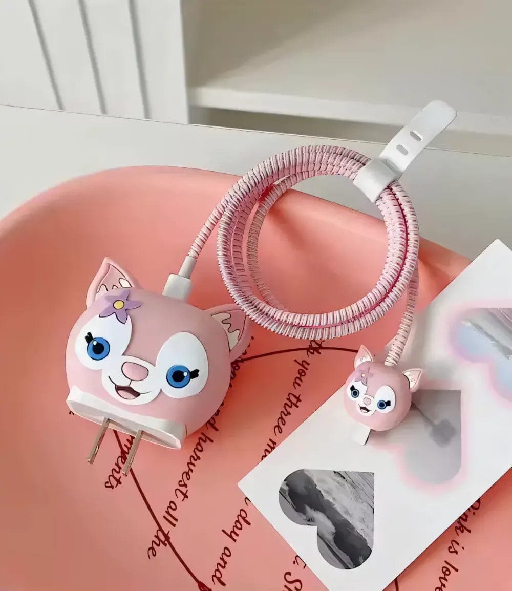Kitty Charm Iphone Charger Cover
