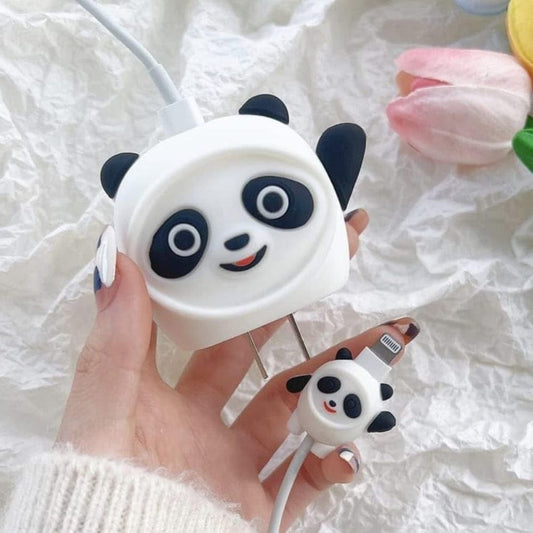 Panda Spark Iphone Charger Cover
