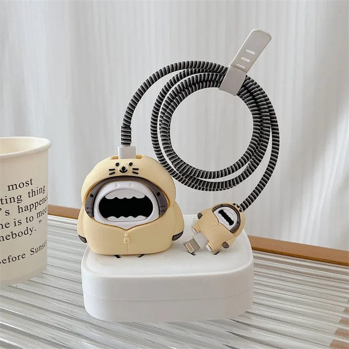 Yawny Bear Iphone Charger Cover