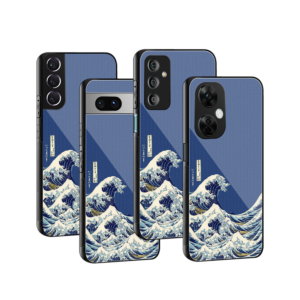 Blue Waves | Glass Case