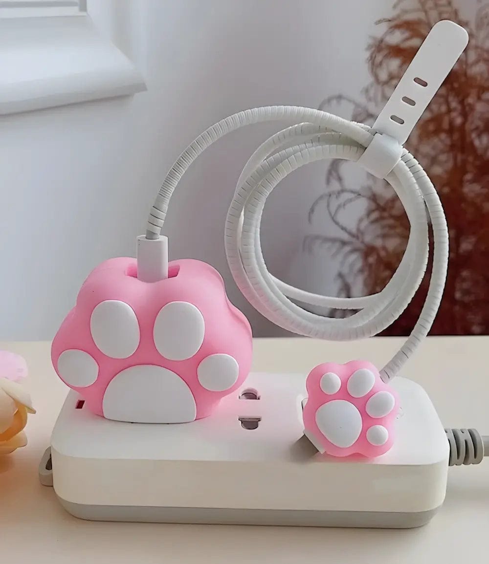 Pink Paws Iphone Charger Cover