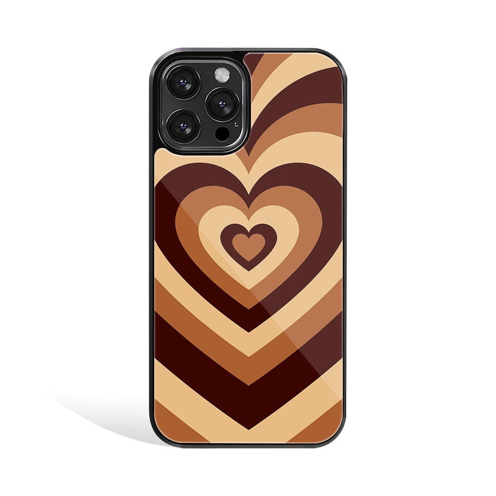 Brown Heart | Glass Case