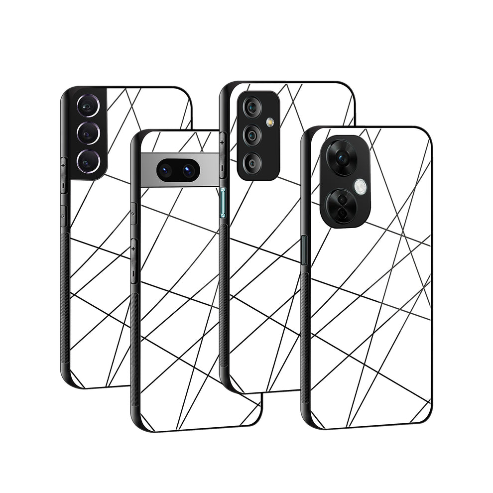 Black Lines | Glass Case