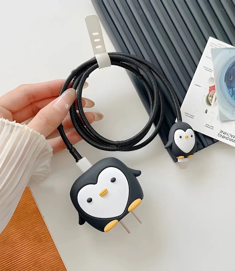Pengu Buddy Iphone Charger Cover