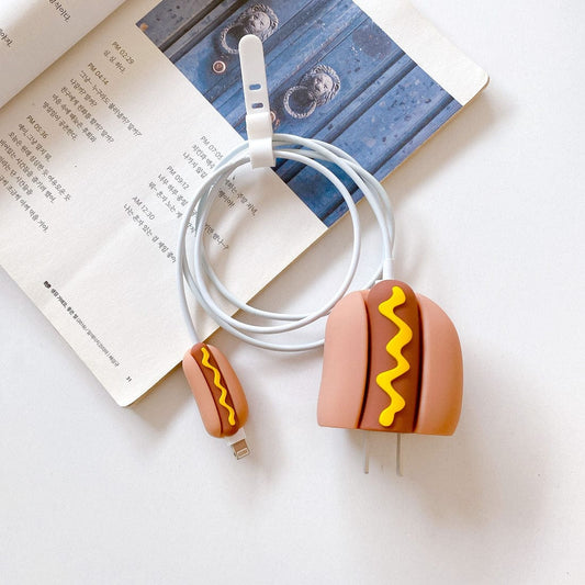 Hot Dog Iphone Charger Cover