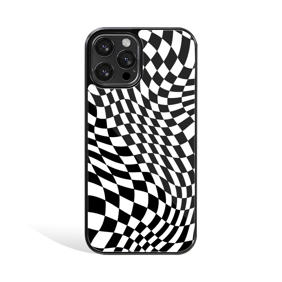 Checkers Print | Glass Case