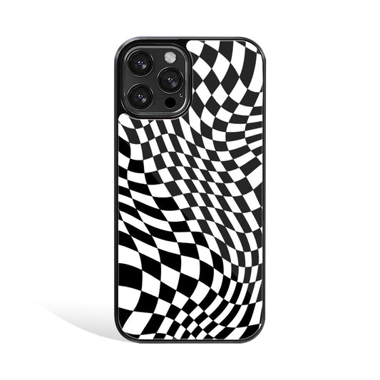 Checkers Print | Glass Case