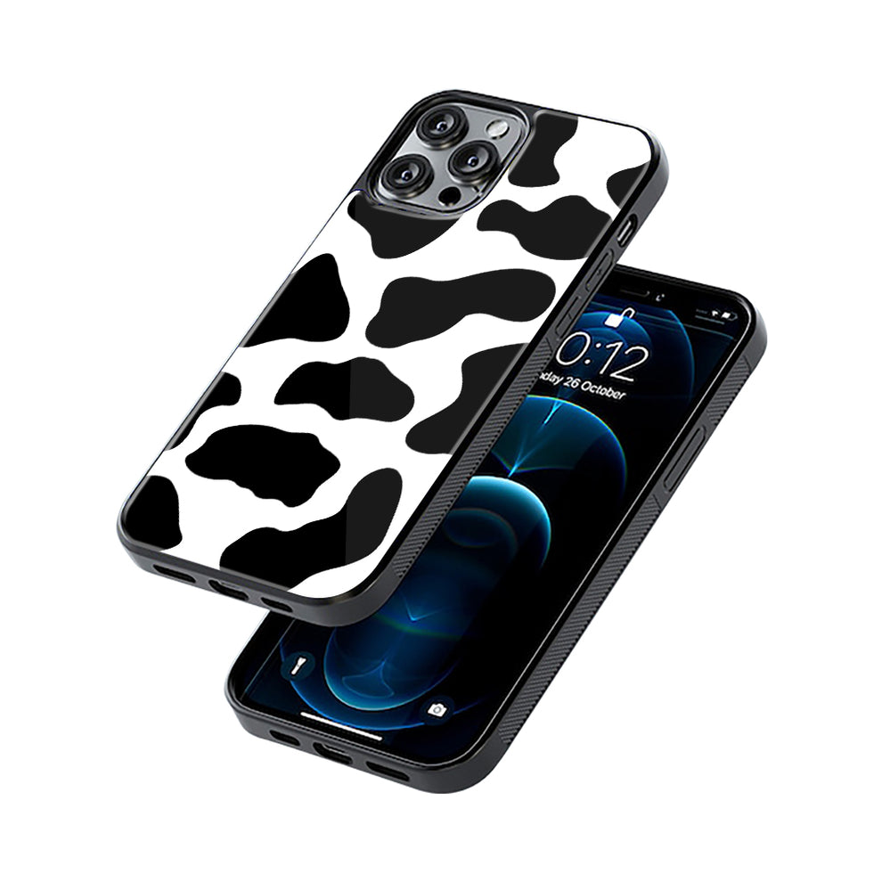 Cow Print | Glass Case