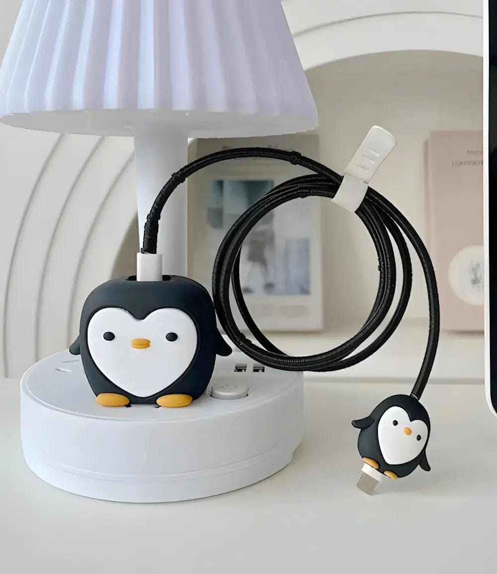 Pengu Buddy Iphone Charger Cover
