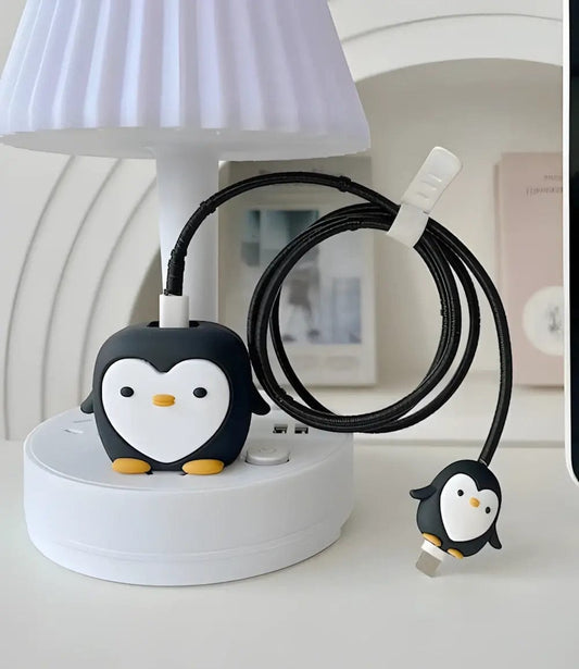 Pengu Buddy Iphone Charger Cover